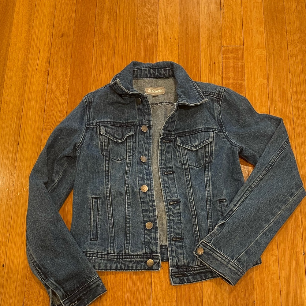 tractr denim jacket girls